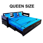 KEMO SOLID WOOD SOFA CUM BED WITH STORAGE My Store