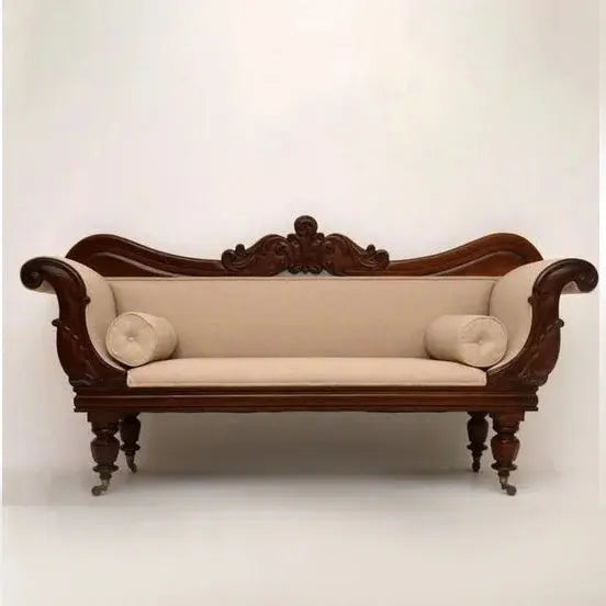 GRABO SOLID WOOD COUCHES IN MAHOGANY FINISH My Store