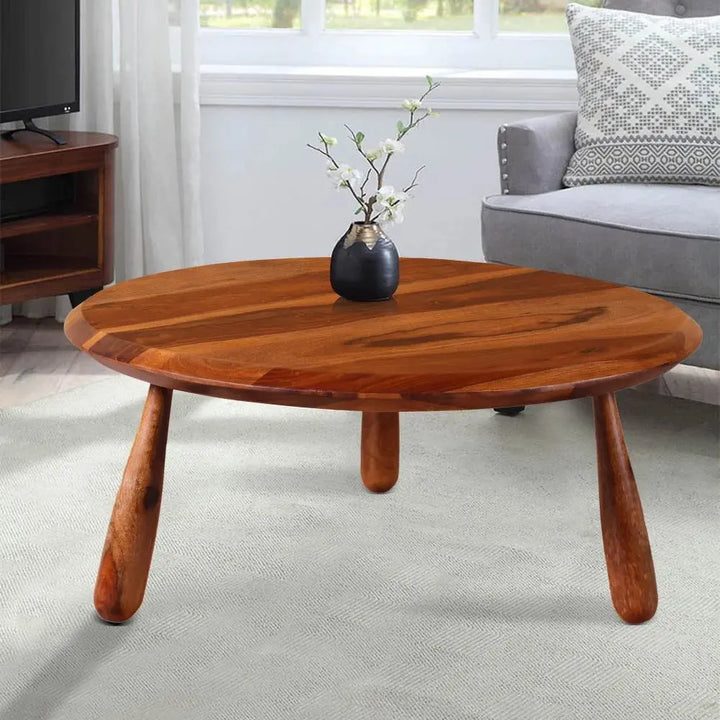 SUMY COFFEE TABLE SOLID WOOD HONEY FINISH My Store