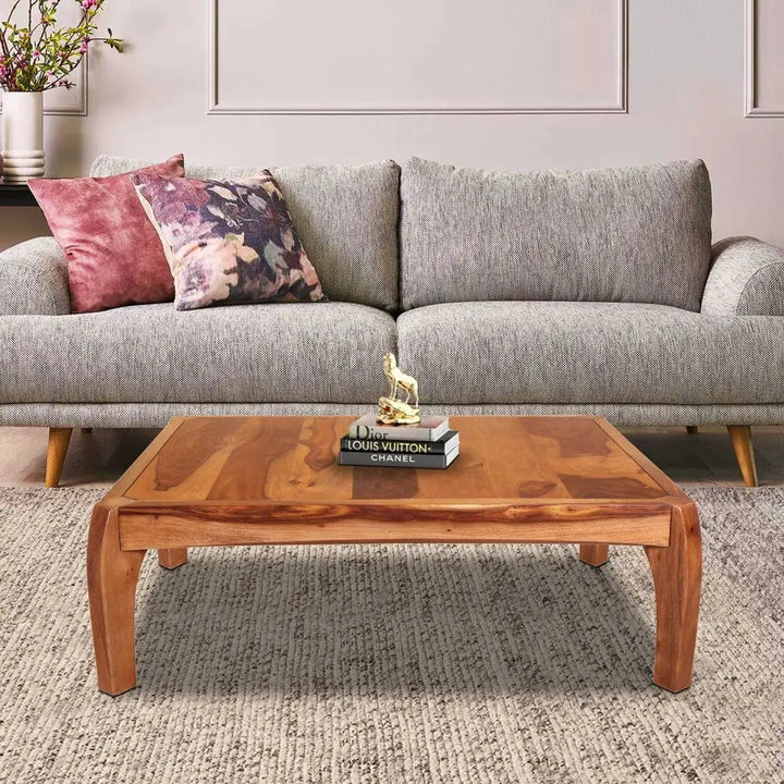 FURY CENTER TABLE SOLID WOOD HONEY FINISH My Store