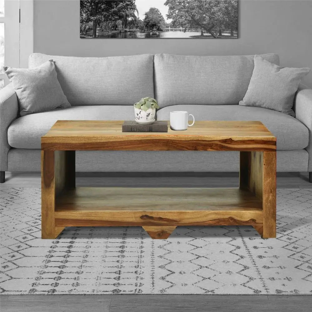 ISHA WOODEN COFFEE TABLE My Store