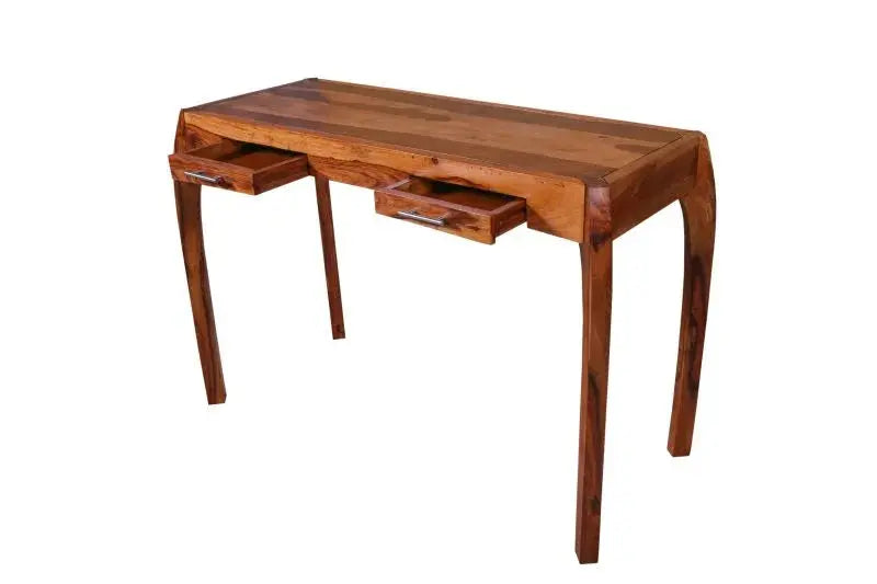 RASSEY CONSOLE TABLE SOLID WOOD HONEY FINISH My Store