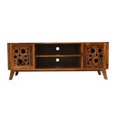 SHIRE SOLID SHEESHAM WOOD TV UNIT HONEY FINISH My Store