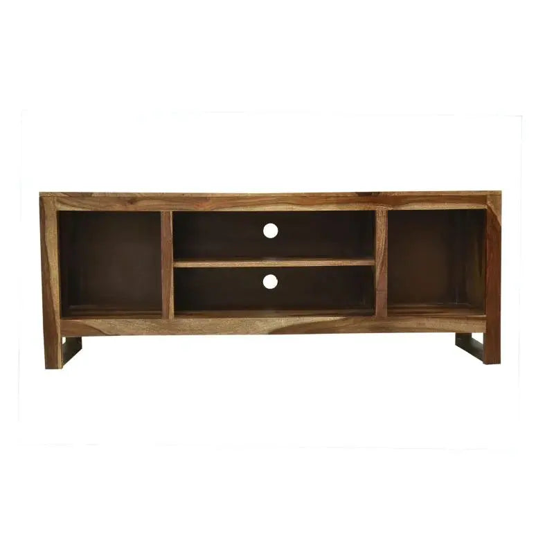 NIUEE TV UNIT SHEESHAM WOOD WALNUT FINISH My Store