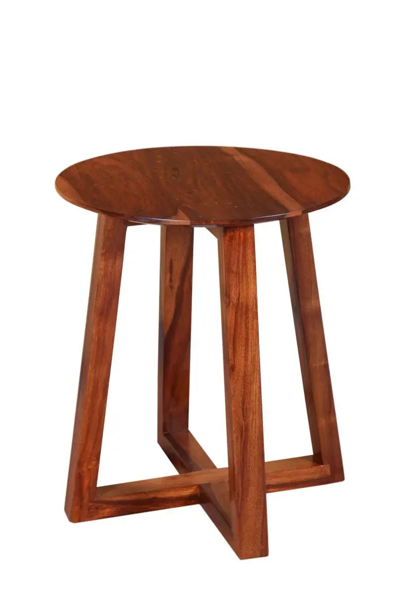 RUSY END TABLE SOLID WOOD HONEY FINISH My Store