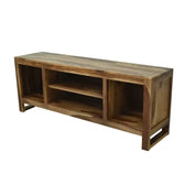 NIUEE TV UNIT SHEESHAM WOOD WALNUT FINISH My Store