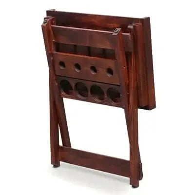 YUNO SOLID WOOD BAR FURNITURE IN WALNUT FINISH My Store