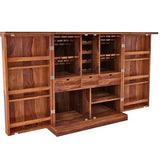WURY BAR FURNITURE SOLID WOOD IN HONEY FINISH My Store
