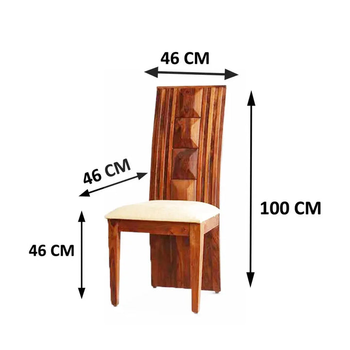 SOLID WOOD SET OF 2 CHAIRS My Store