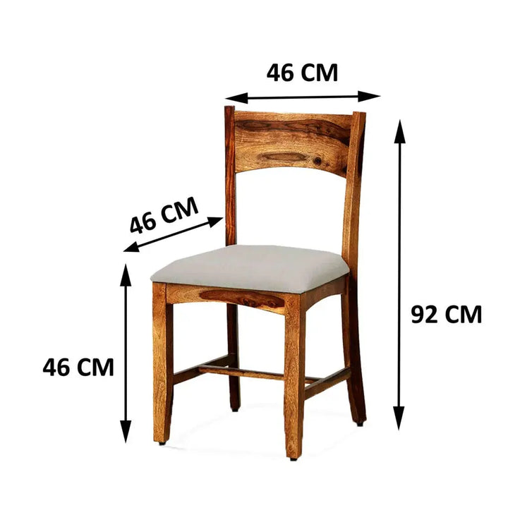 SOLIDWOOD SET OF 2 CHAIRS My Store