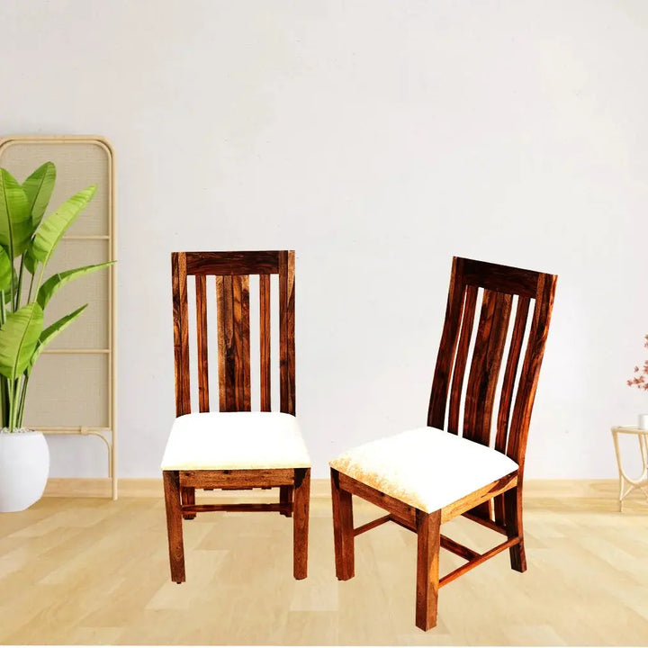 SOLIDWOOD SET OF 2 CHAIRS My Store