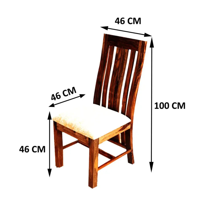 SOLIDWOOD SET OF 2 CHAIRS My Store