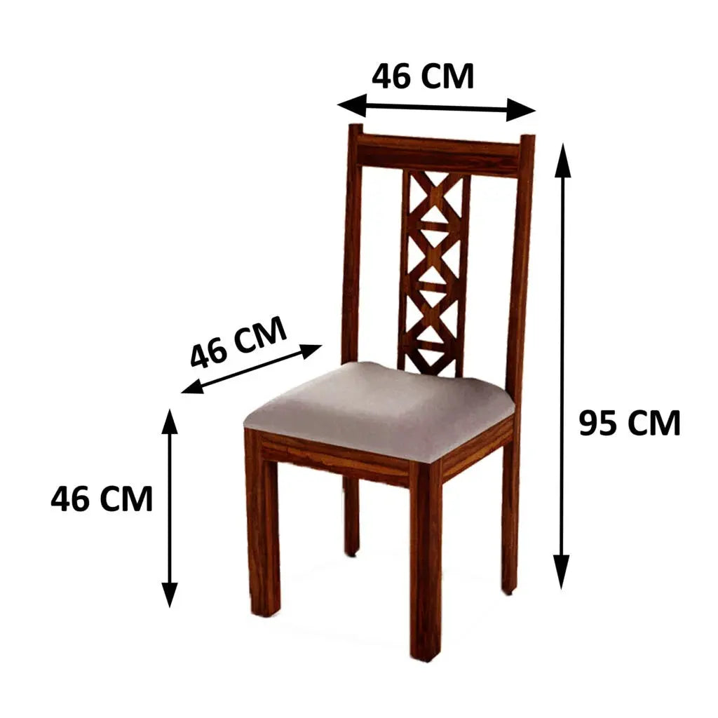 SOLIDWOOD SET OF 2 CHAIRS My Store