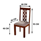 SOLIDWOOD SET OF 2 CHAIRS My Store