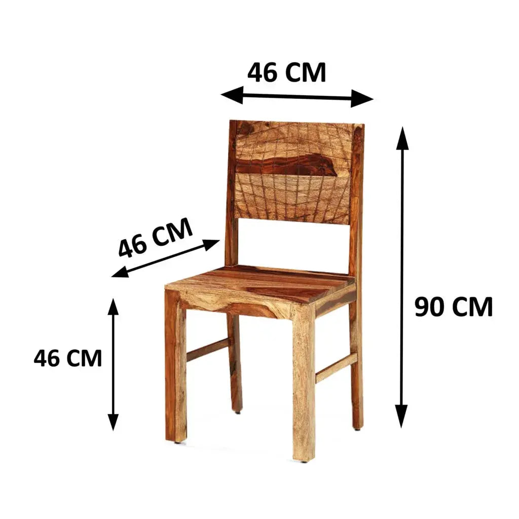 SOLIDWOOD SET OF 2 CHAIRS My Store