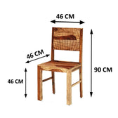 SOLIDWOOD SET OF 2 CHAIRS My Store