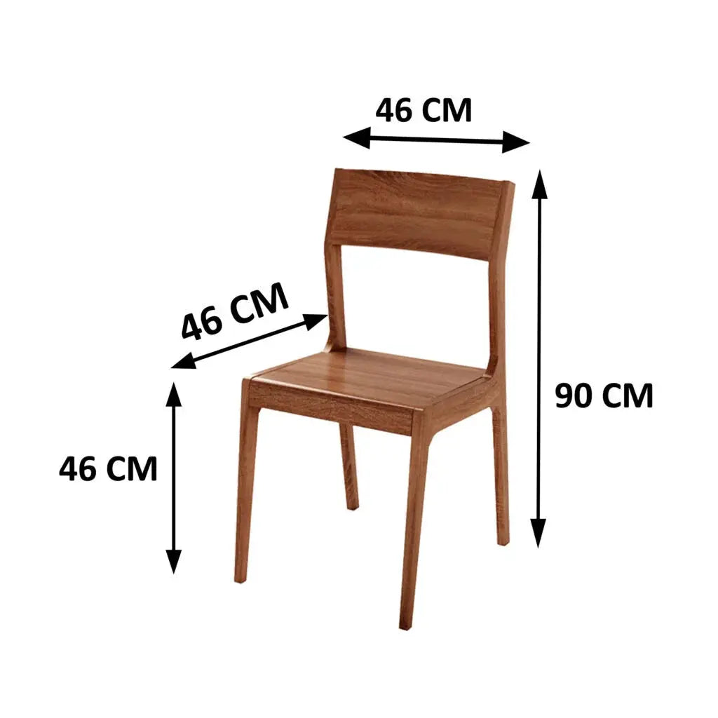 SOLIDWOOD SET OF 2 CHAIRS My Store