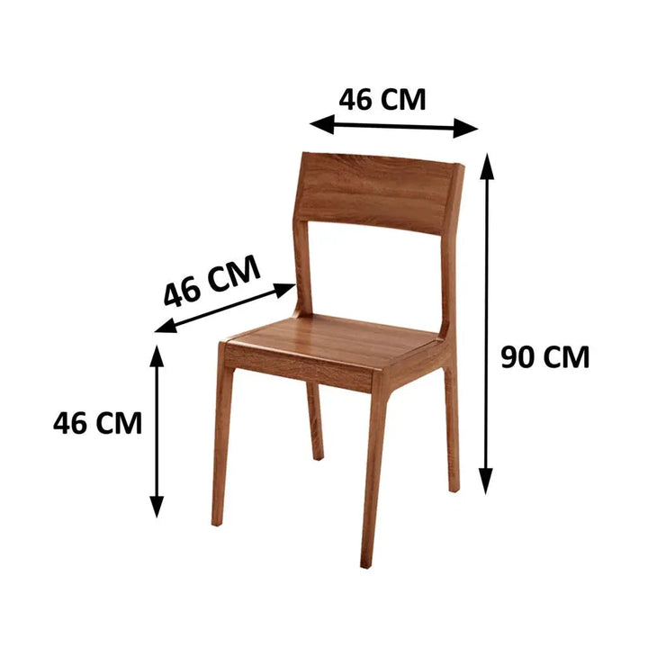SOLIDWOOD SET OF 2 CHAIRS My Store