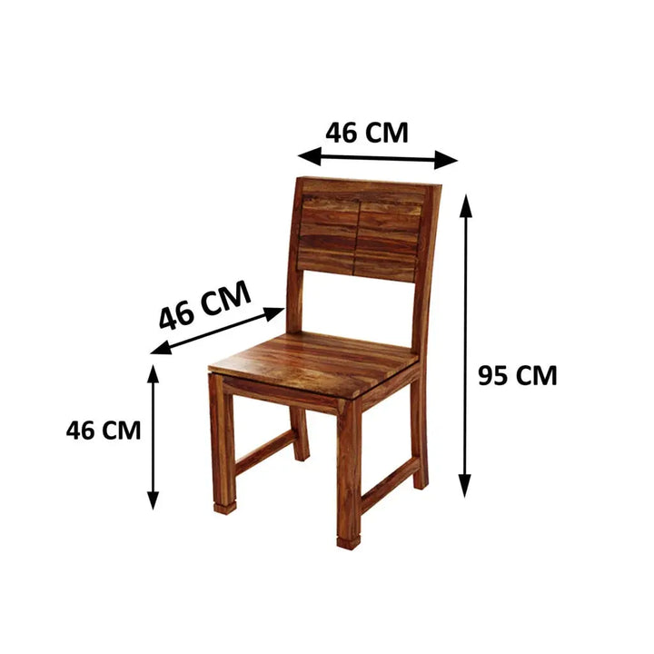 SOLIDWOOD SET OF 2 CHAIRS My Store