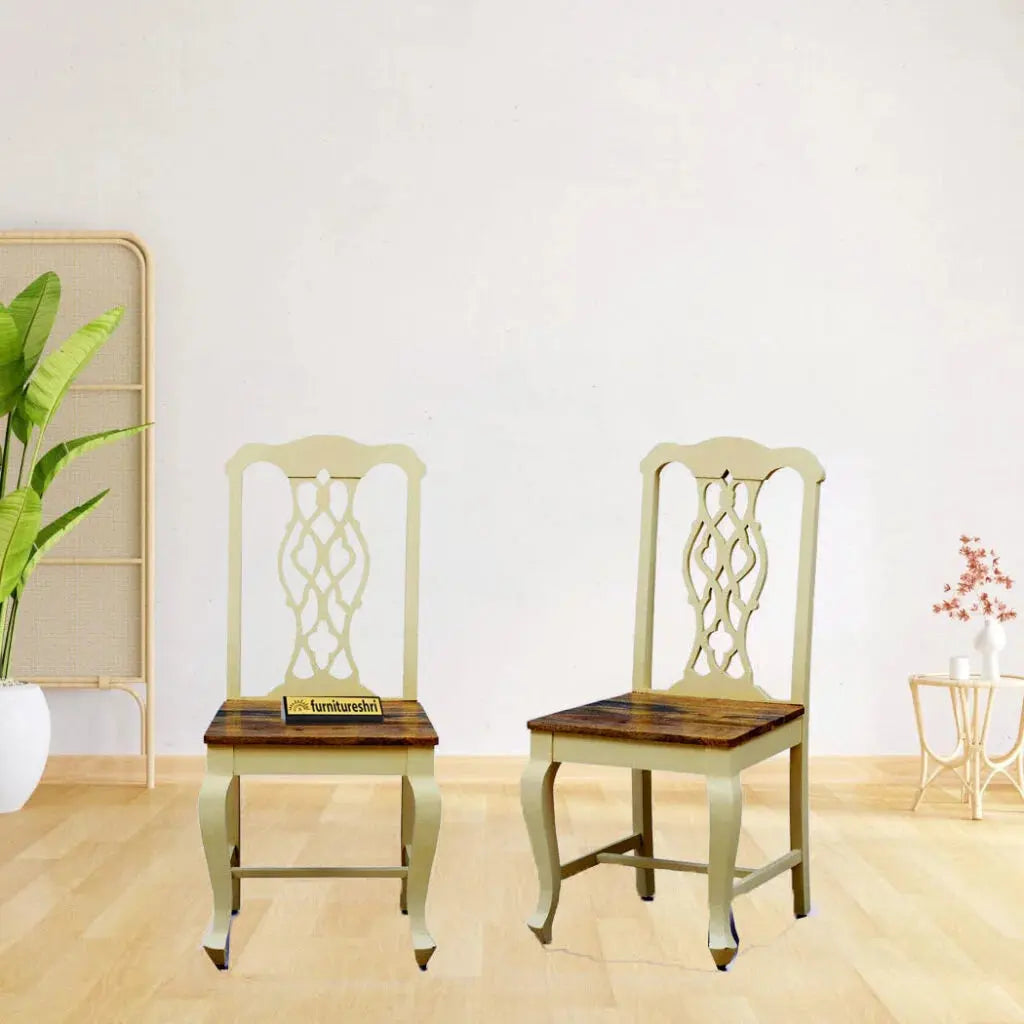 SOLIDWOOD SET OF 2 CHAIRS My Store