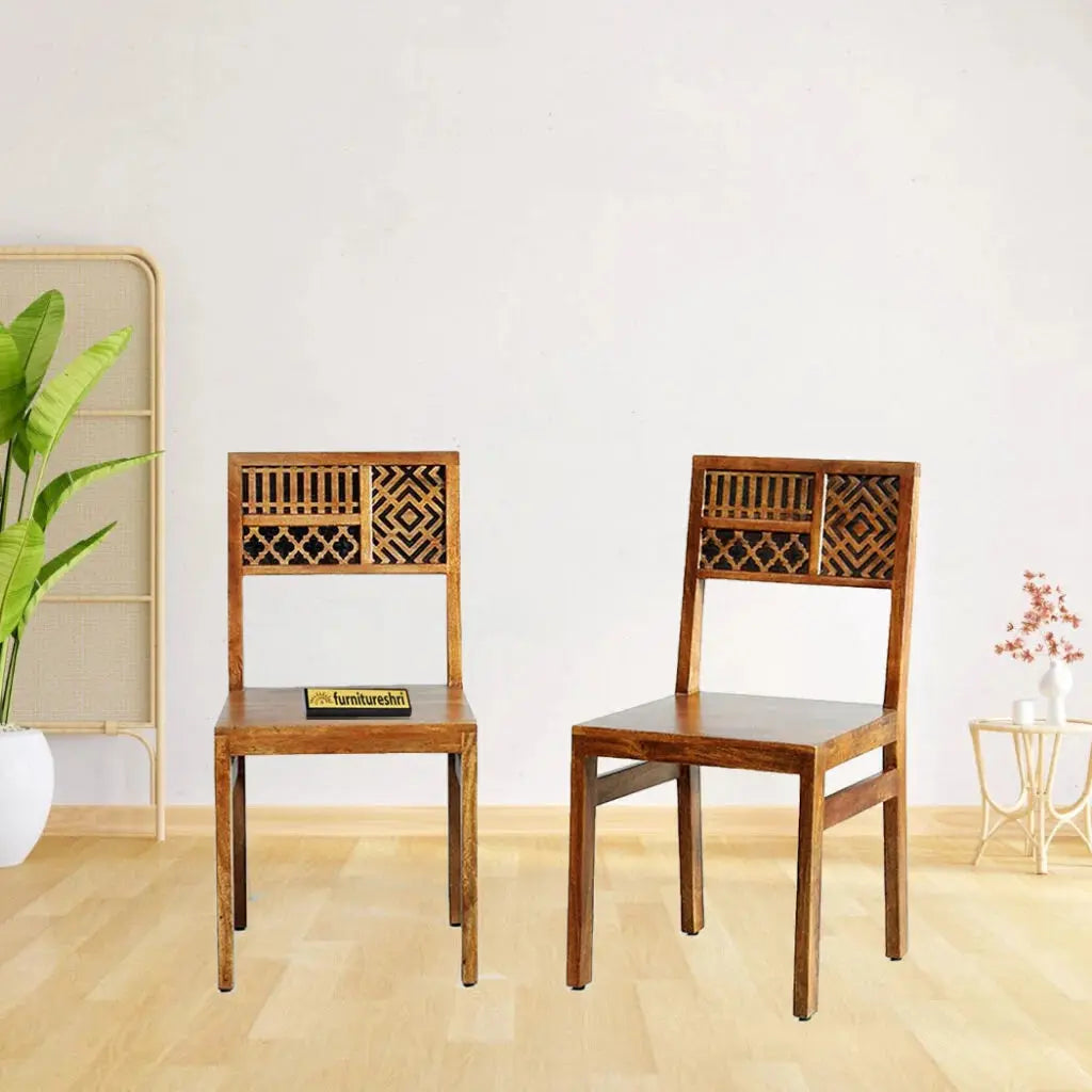 SOLIDWOOD SET OF 2 CHAIRS My Store