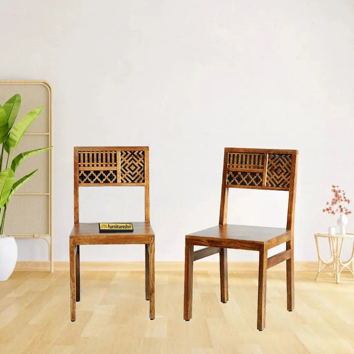SOLIDWOOD SET OF 2 CHAIRS My Store