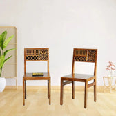 SOLIDWOOD SET OF 2 CHAIRS My Store