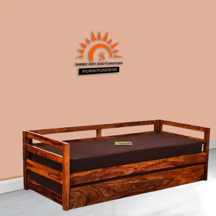 JEM SOLID WOOD SOFA CUM BED WITH STORAGE My Store
