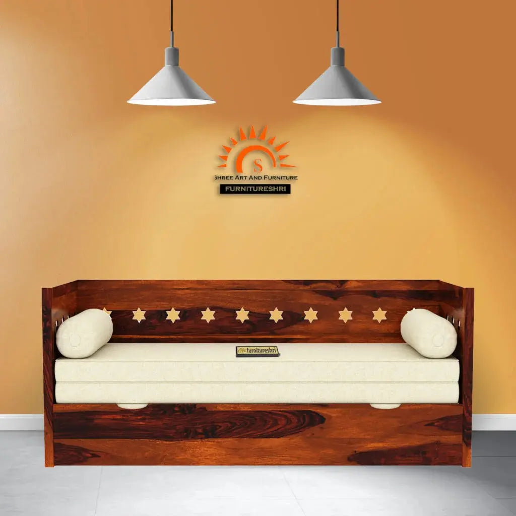 STAR SOLID WOOD SOFA CUM BED WITH STORAGE My Store