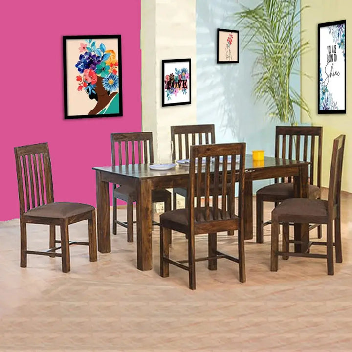 MOJO 6 SEATER DINING SET WITH 6 CHAIRS My Store