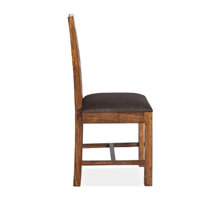 MOJO SOLID WOOD SET OF 2 CHAIRS IN WALNUT FINISH My Store