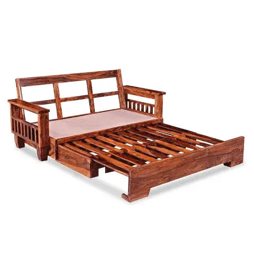 INA SOLID WOOD SOFA CUM BED My Store