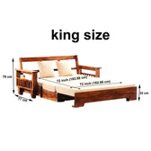 INA SOLID WOOD SOFA CUM BED My Store