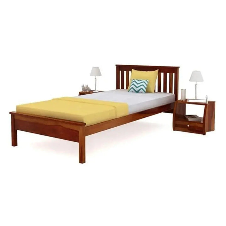 Marc Single Bed honey finish My Store