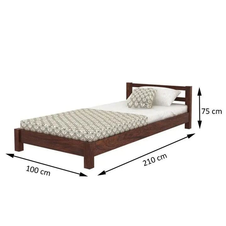 plain Single Bed bed for small spaces My Store