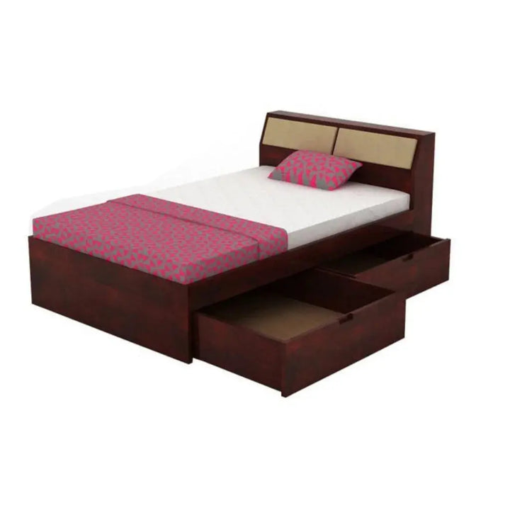 Luma Single Bed With Storage box headboard My Store