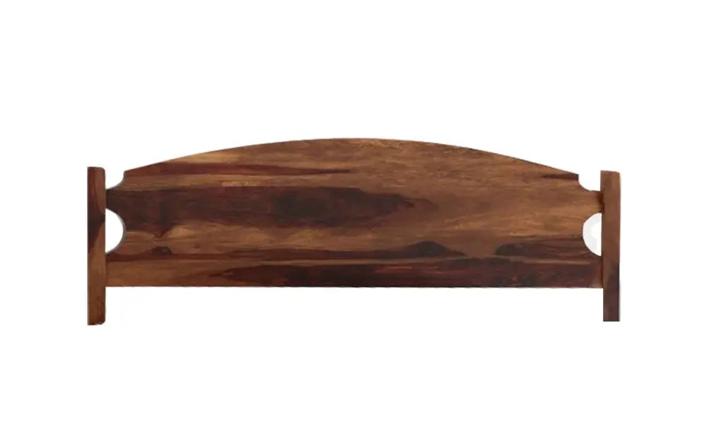 optima solid wood queen size bed walnut finish My Store