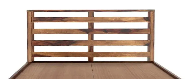 Kas solid wood King size walnut finish bed My Store