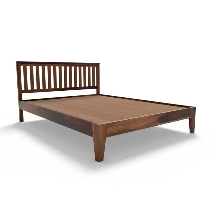 Kith solid wood KING size walnut finish bed My Store