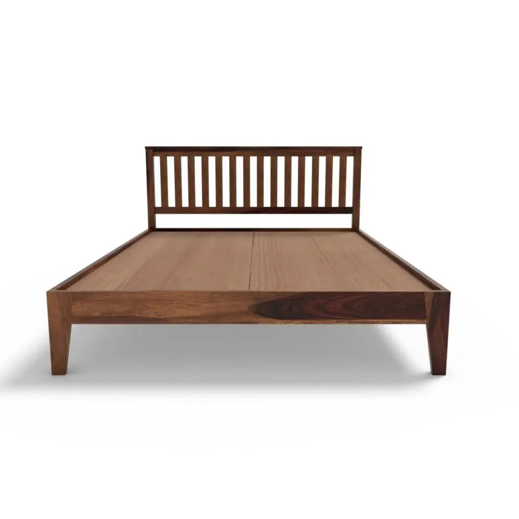 Kith solid wood KING size walnut finish bed My Store