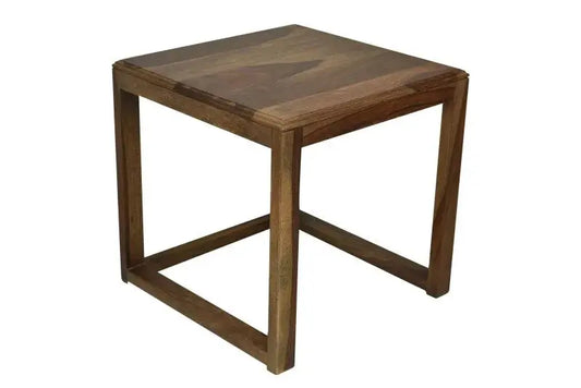 SONA END TABLE SHEESHAM WOOD HONEY FINISH My Store
