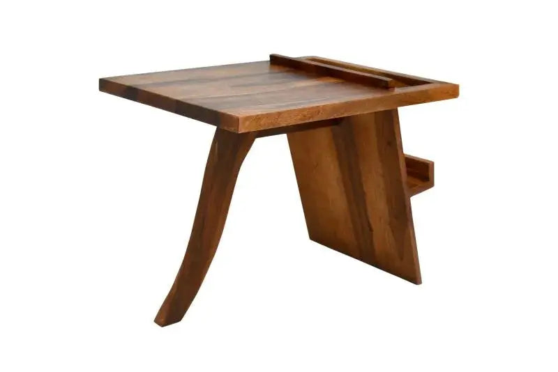 SONU END TABLE SHEESHAM WOOD HONEY FINISH My Store