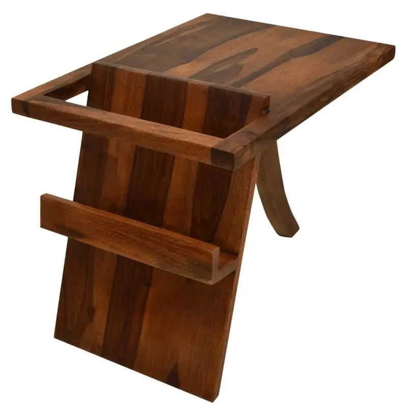 SONU END TABLE SHEESHAM WOOD HONEY FINISH My Store