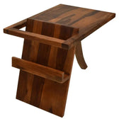 SONU END TABLE SHEESHAM WOOD HONEY FINISH My Store