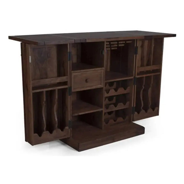 GEM SOLID WOOD BAR FURNITURE IN WALNUT FINISH My Store