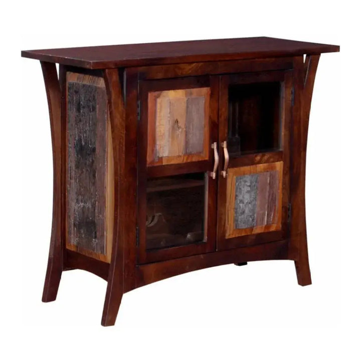 GRABO SOLID WOOD BAR FURNITURE IN WALNUT FINISH My Store