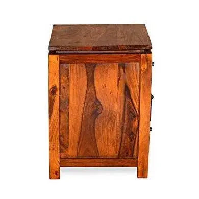 FURNITURESHRI SOLID WOOD BED SIDE WITH THREE DRAWERS My Store
