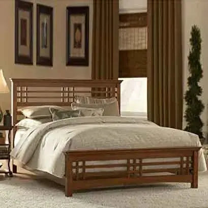 Furnitureshri solid wood king size bed My Store