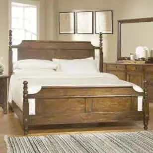 Furnitureshri solid wood king size bed My Store