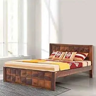 Maxo solid wood king size bed My Store